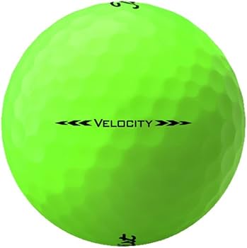 Amazon.com : Titleist Velocity Golf Balls, Matte Green, (One Dozen